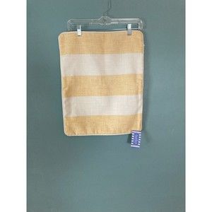 NWT 1 Pine Cone Hill by Annie Selki in/out awning stripe soft yellow cover LumCV